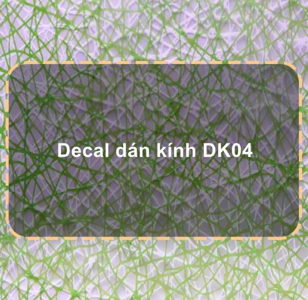 Decal dán kính DK04