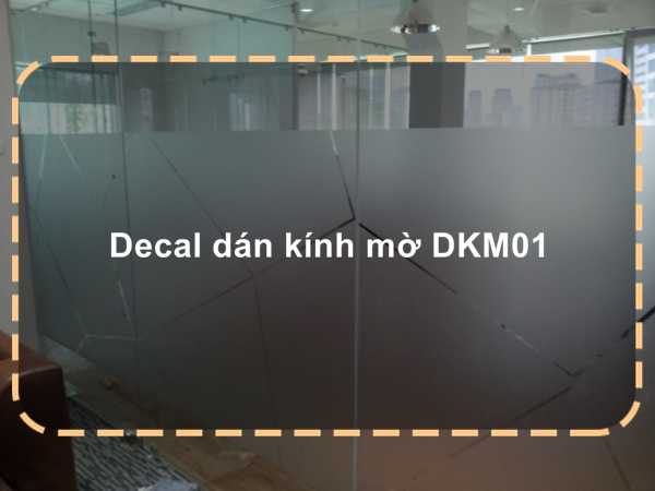 Decal dán kính mờ DKM01