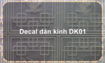 Decal dán kính DK01