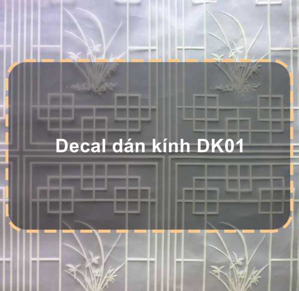 Decal dán kính DK01