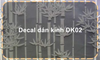 Decal dán kính DK02