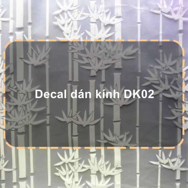 Decal dán kính DK02