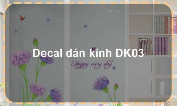 Decal dán kính DK03