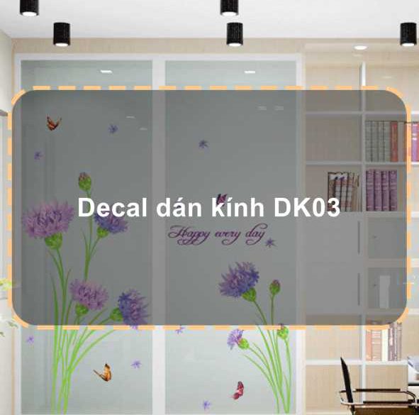 Decal dán kính DK03