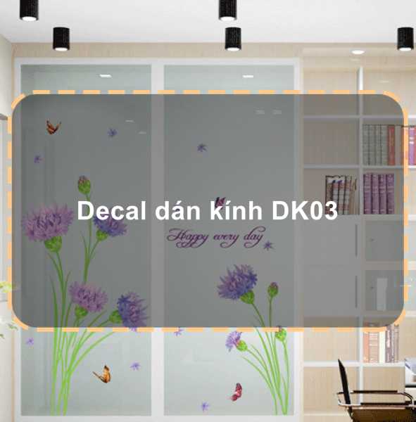 Decal dán kính DK03