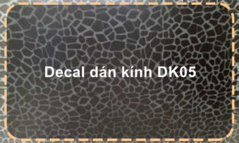Decal dán kính DK05