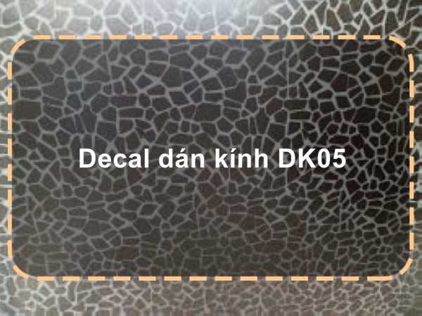 Decal dán kính DK05