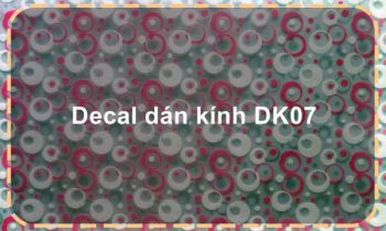 Decal dán kính DK07