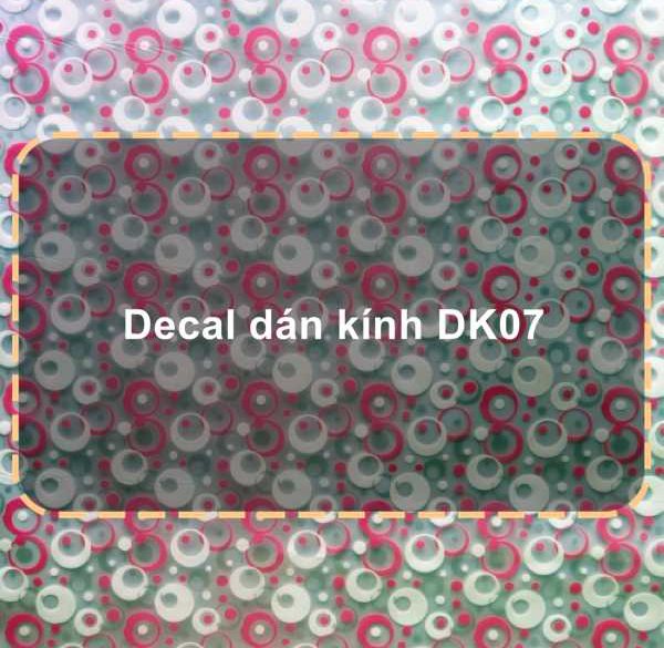 Decal dán kính DK07