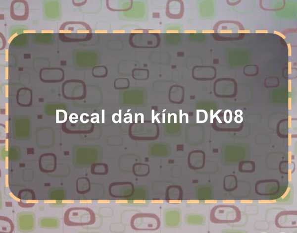 Decal dán kính DK08