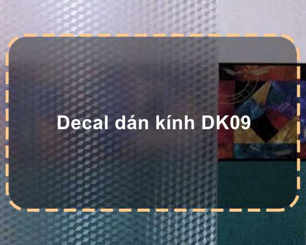 Decal dán kính DK09