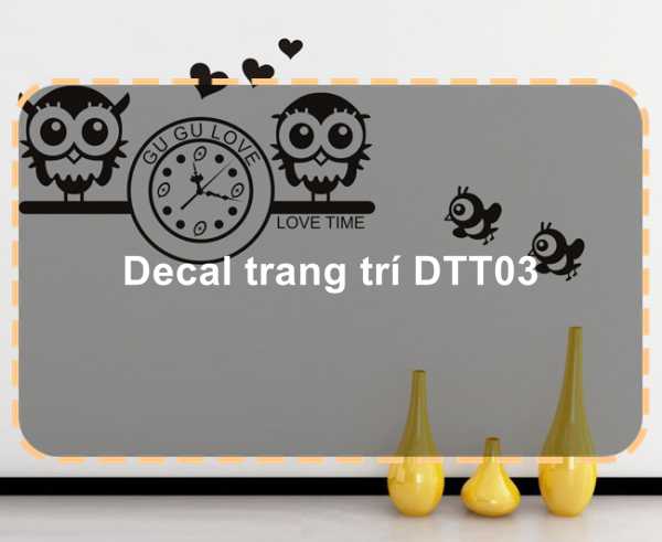 Decal trang trí DTT03