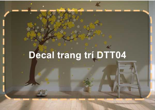 Decal trang trí DTT04