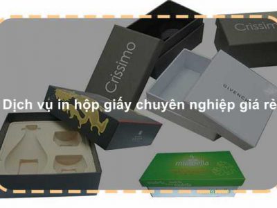 Dịch vụ in hộp giấy chuyên nghiệp giá rẻ