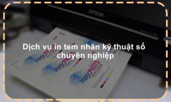 Dịch vụ in tem nhãn kỹ thuật số chuyên nghiệp