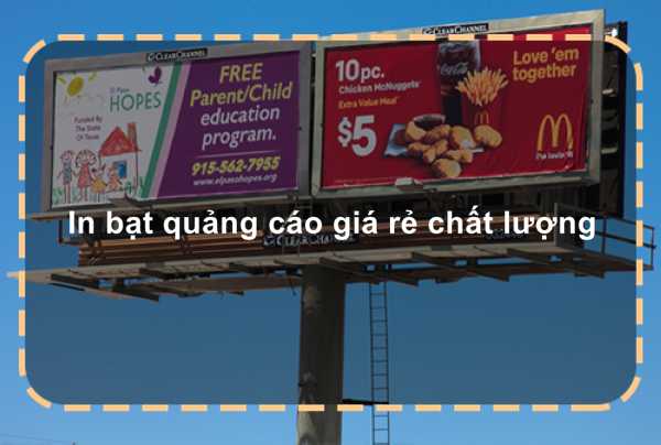 In bạt quảng cáo giá rẻ chất lượng