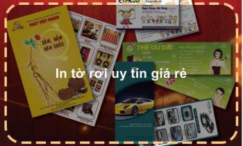 In tờ rơi uy tín giá rẻ